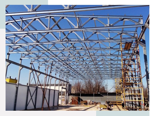 Строительство цехов в Петрозаводск от 609 руб. под ключ