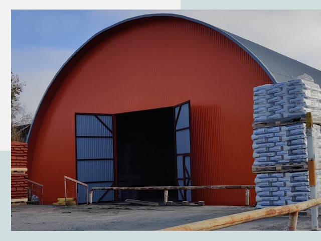 Полукруглые ангары по цене от 609 руб. в Петрозаводск