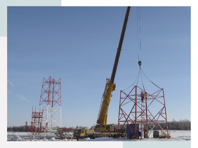 Монтаж вышек связи в Петрозаводске