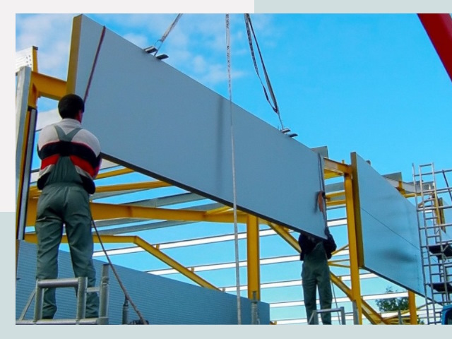 Монтаж сэндвич-панелей в Петрозаводске от 609 руб.