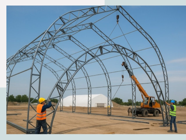 Монтаж ангаров в Петрозаводске от 609 руб. - Надежно и быстро