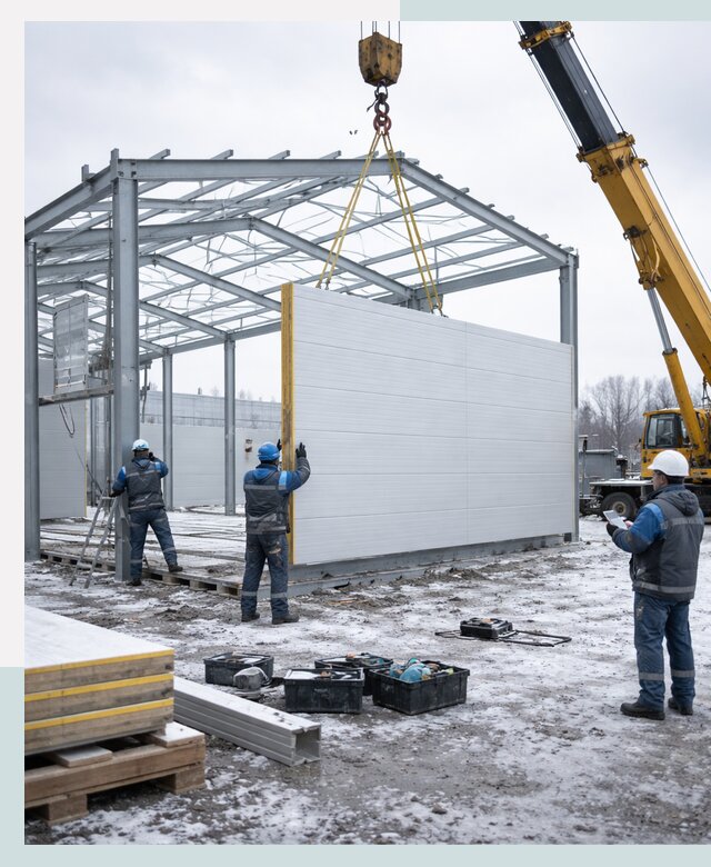 Строительство холодильных складов под ключ в Петрозаводске