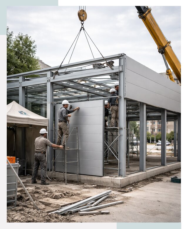 СтальСтрой-Птр: торговый павильон под ключ в Петрозаводске от 35525 р.