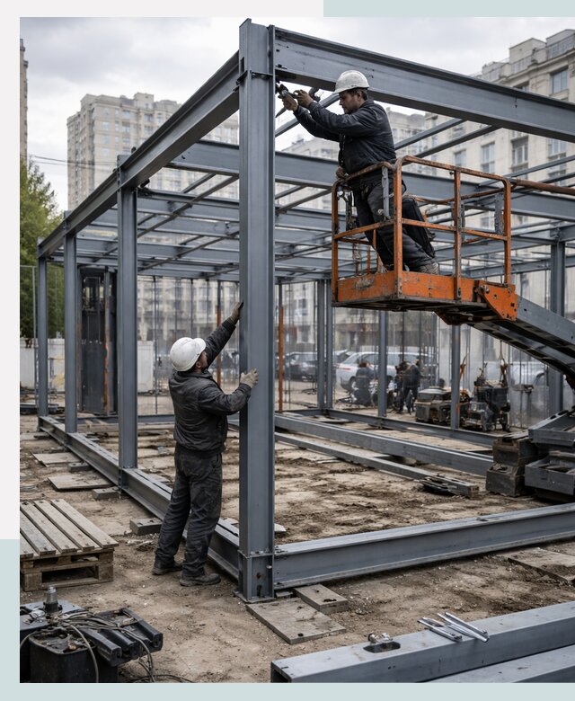 Строительство и монтаж торговых павильонов под ключ в Петрозаводске