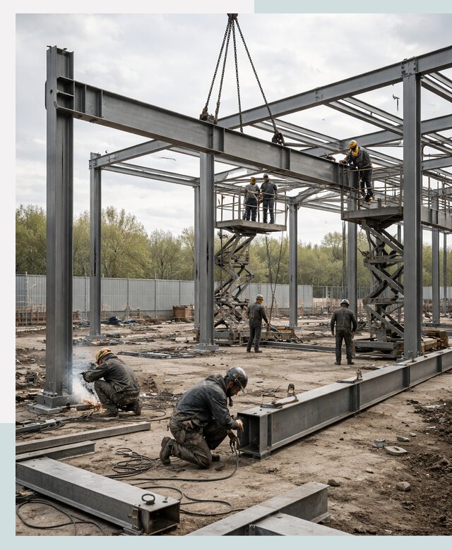 Строительство выставочных павильонов из металлоконструкций в Петрозаводске