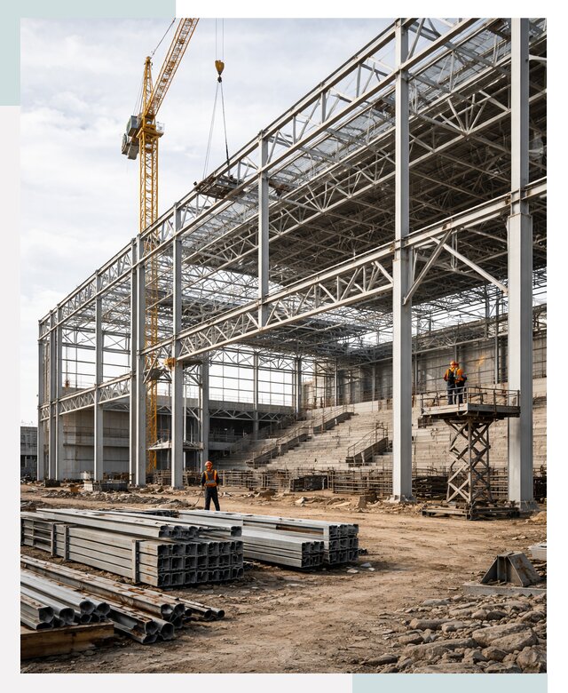 Строительство спортивных комплексов в Петрозаводске от 30450 р. | СтальСтрой-Птр